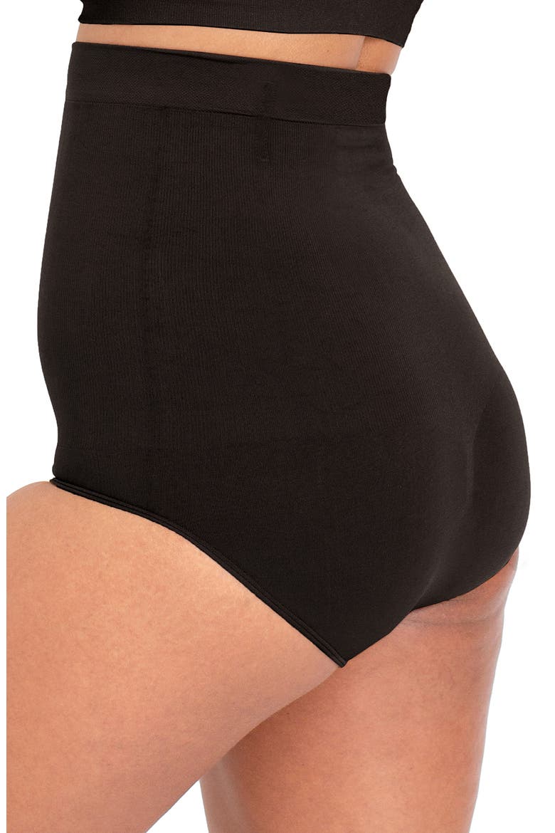 High Waist Shaper Briefs, Alternate, color, BLACK