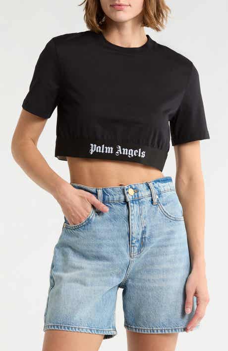 Palm Angels Crop Graphic T-Shirt