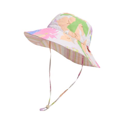 FRIDA x LOST PATTERN "Frida's Garden" Cotton Reversible Sun Hat
