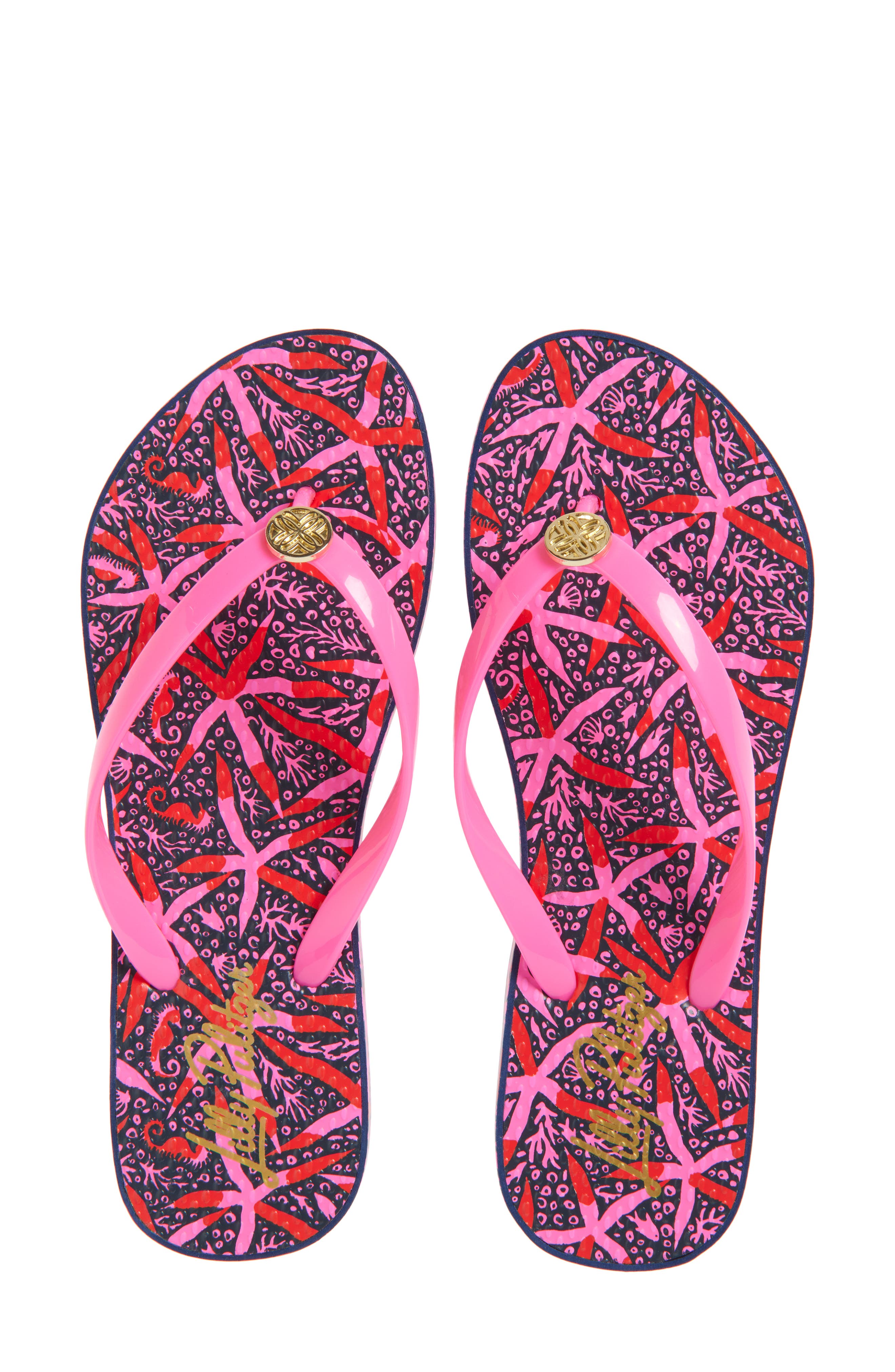 Lilly Pulitzer<sup>®</sup> Pool Flip Flop, Alternate, color, 