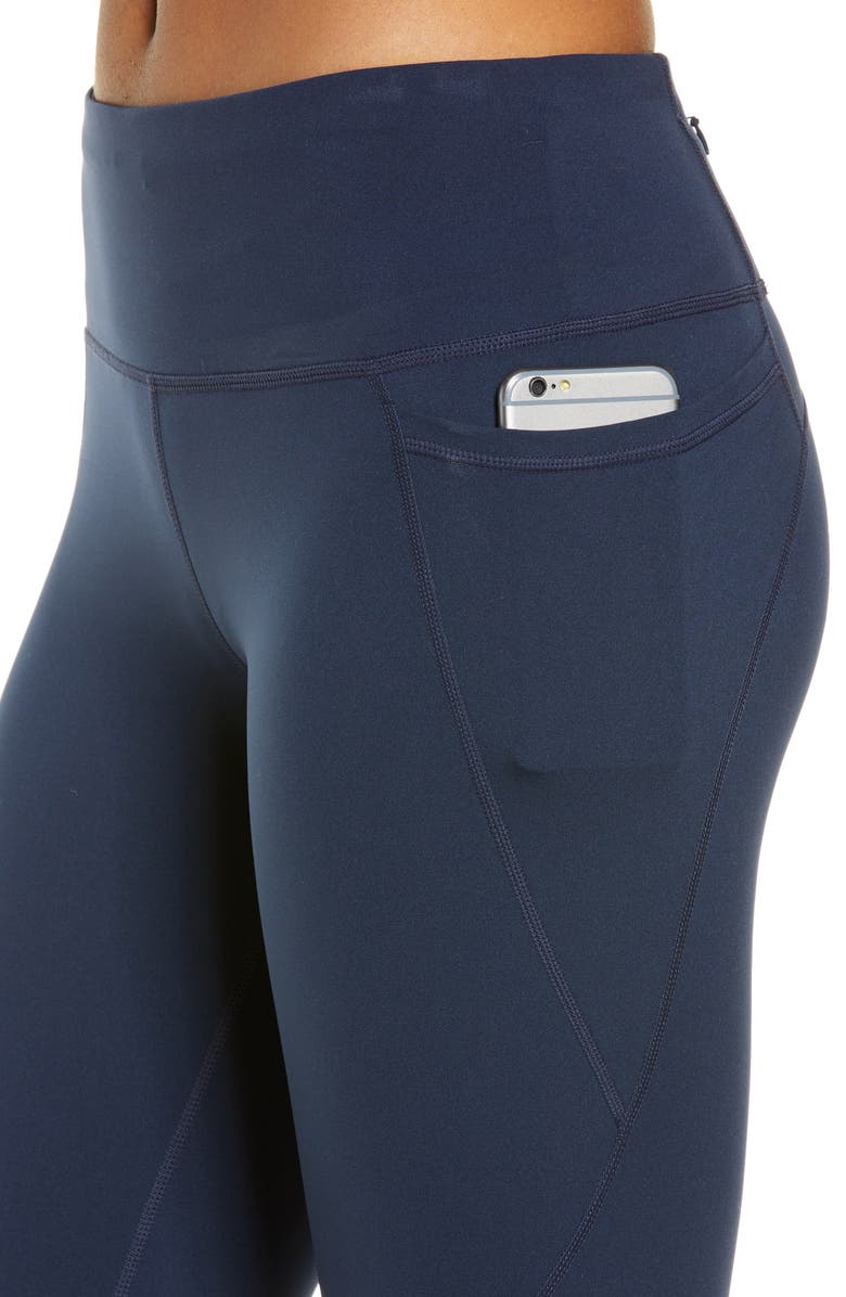 Sweaty Betty Power 7/8 Workout Pocket Leggings, Alternate, color, Navy Blue