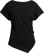 Open Edit Asymmetric Cotton T-Shirt