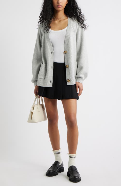 Bp. Relaxed Everyday Cardigan In Gray