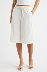 Open Edit Linen Blend Culottes