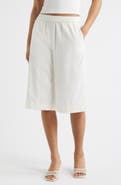 Open Edit Linen Blend Culottes