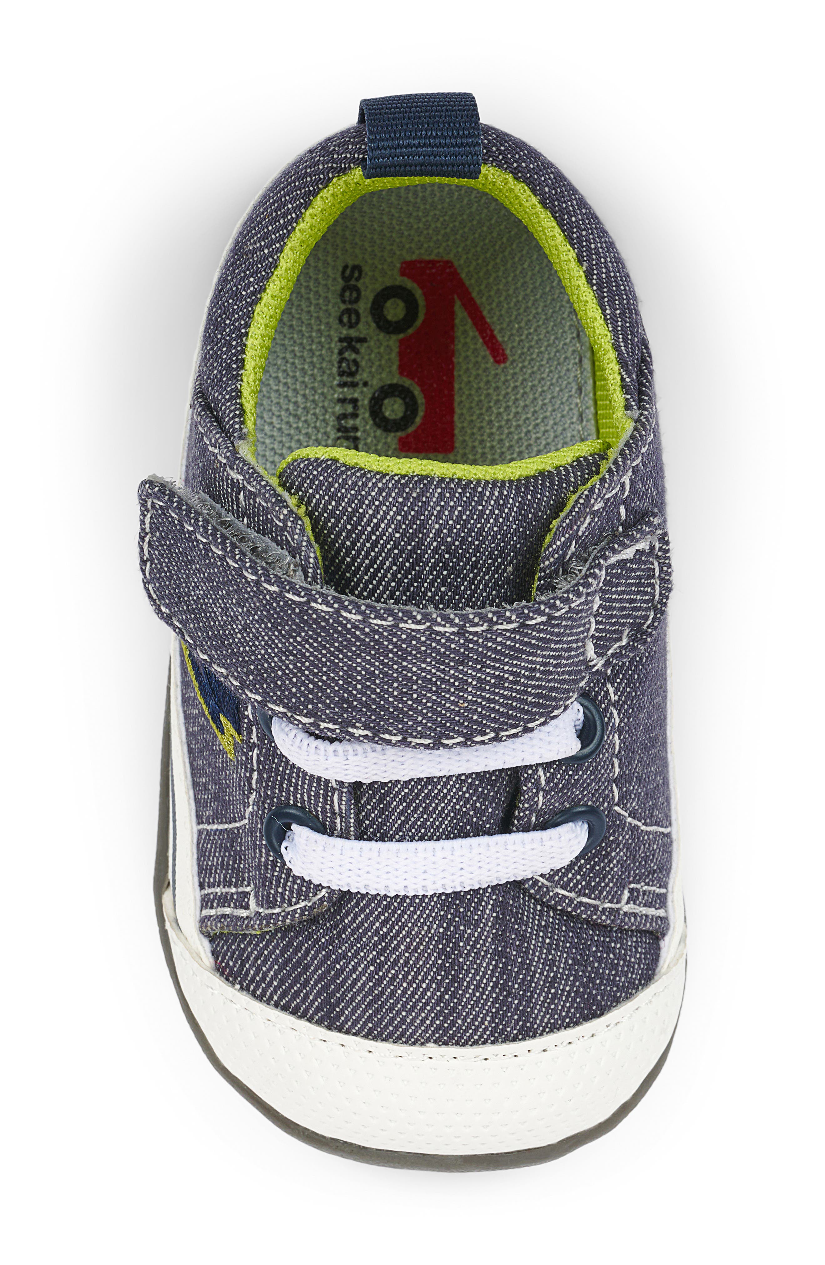 See Kai Run Stevie II Sneaker, Alternate, color, Gray/ Lightning