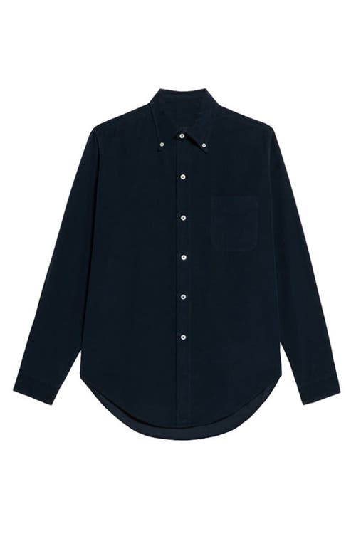 Fortela King Corduroy Shirt In Blue