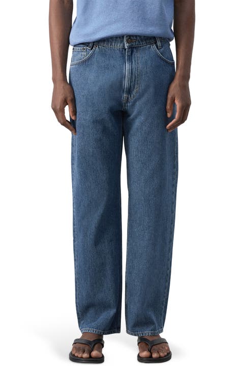 Relaxed Straight Leg Jeans
