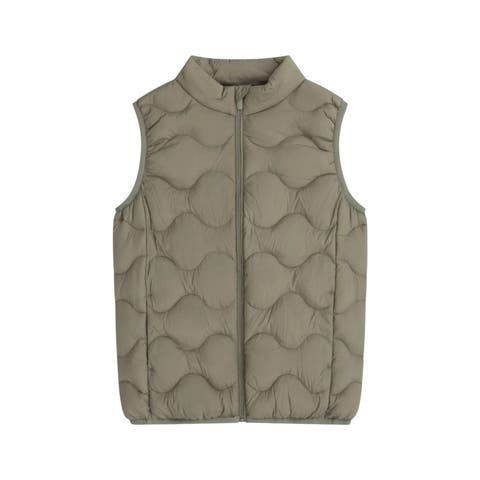 Childrens/Kids Quilted Water Resistant Sleeveless Vest