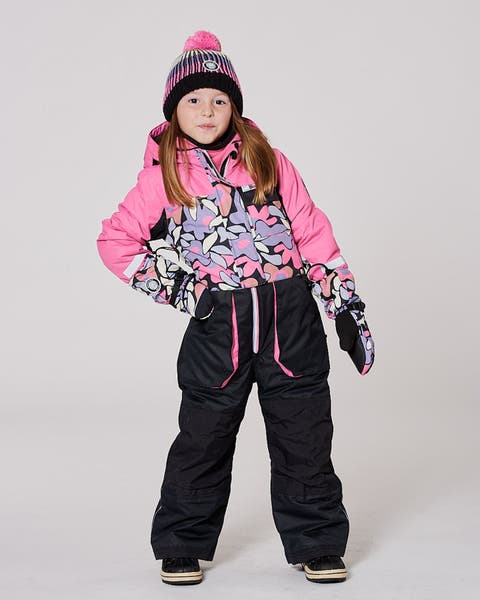 One-Piece Play Snowsuit Retro Flower (Little Kid & Big Kid)