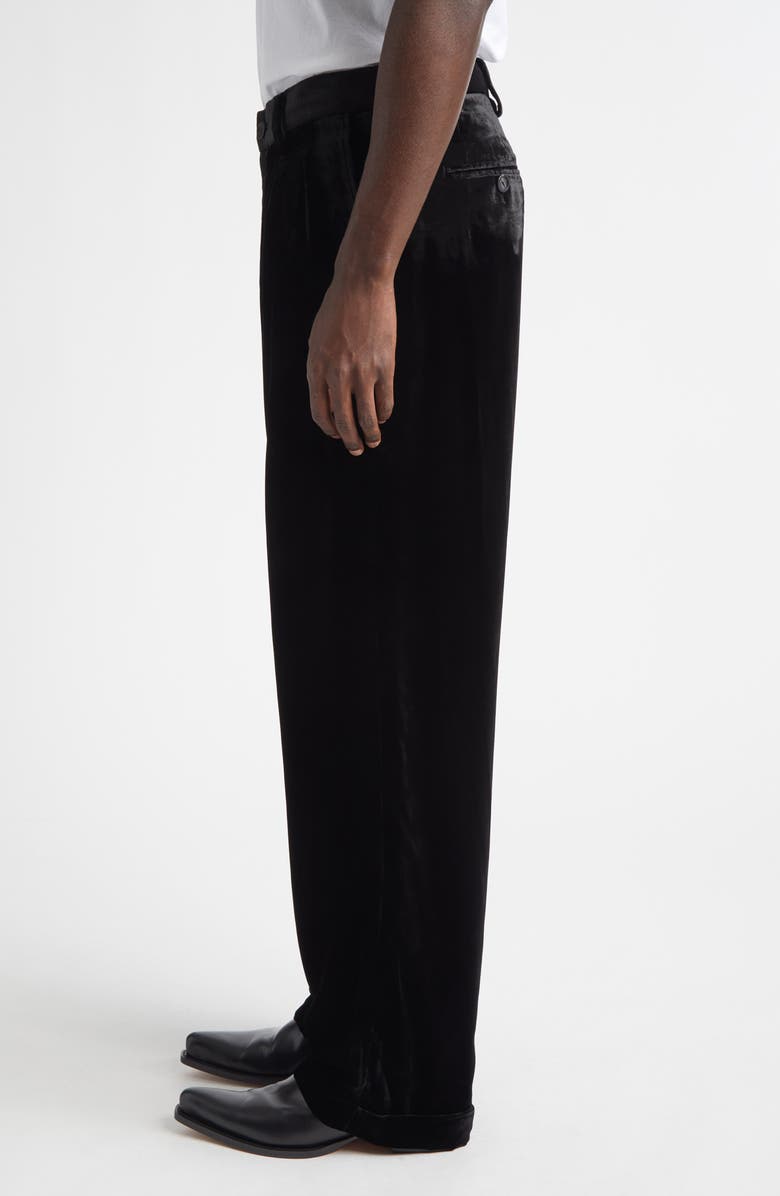 TAKAHIROMIYASHITA TheSoloist. Oxford Bags Pants, Alternate, color, Black