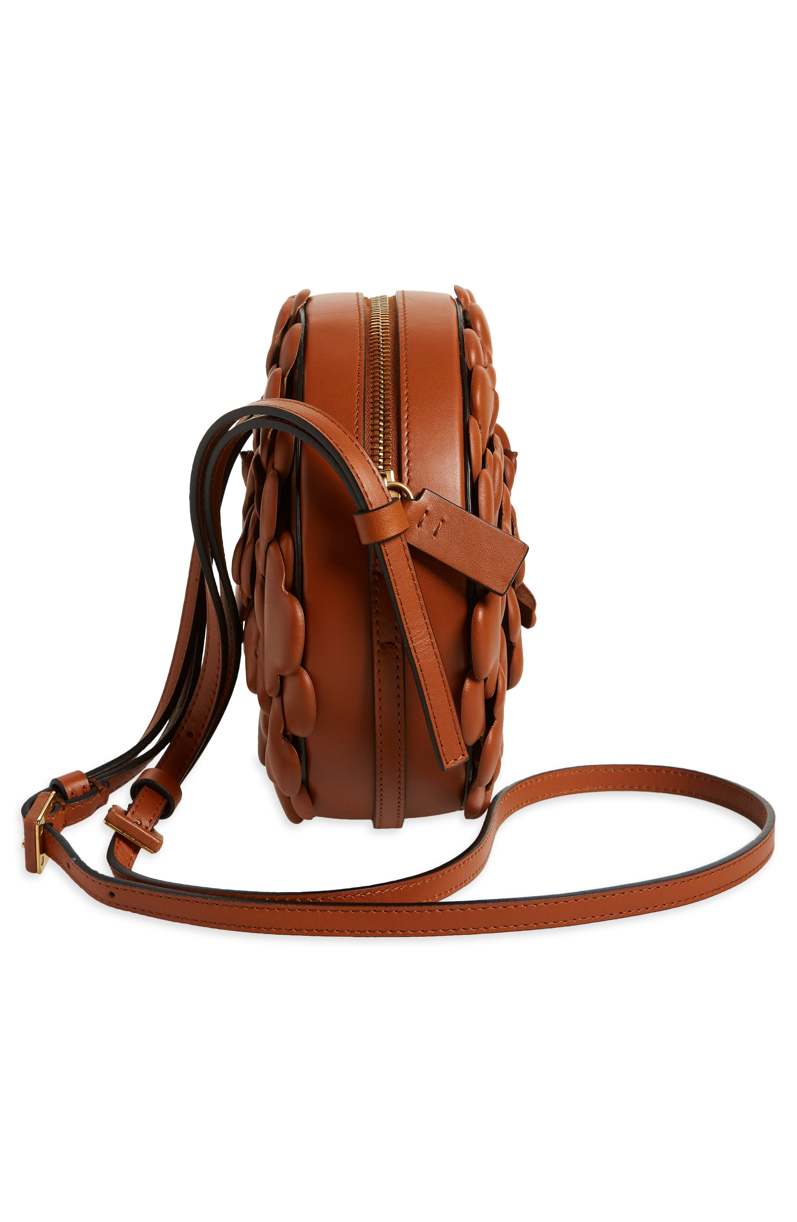 Valentino Garavani Atelier Rose Leather Shoulder Bag, Alternate, color, 