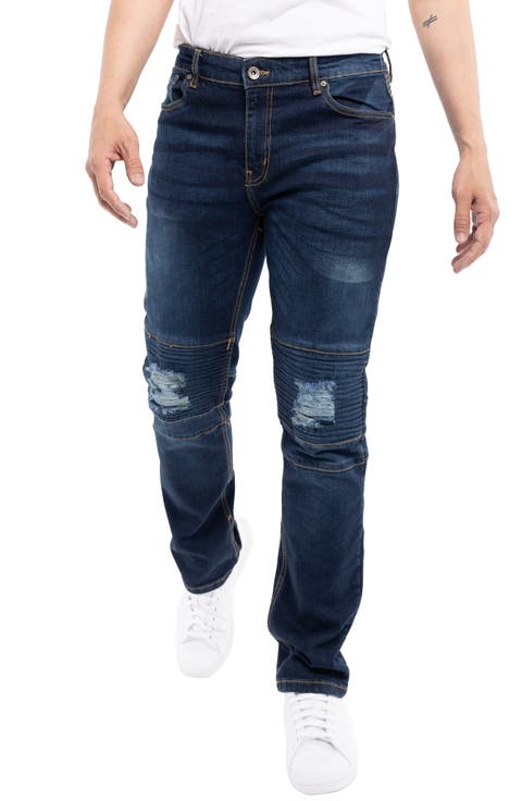 Stretch Moto Skinny Jeans - 30-32" Inseam