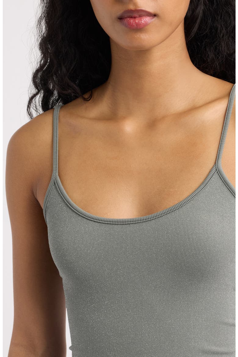 Molly Glitter Cami, Alternate, color, GREY