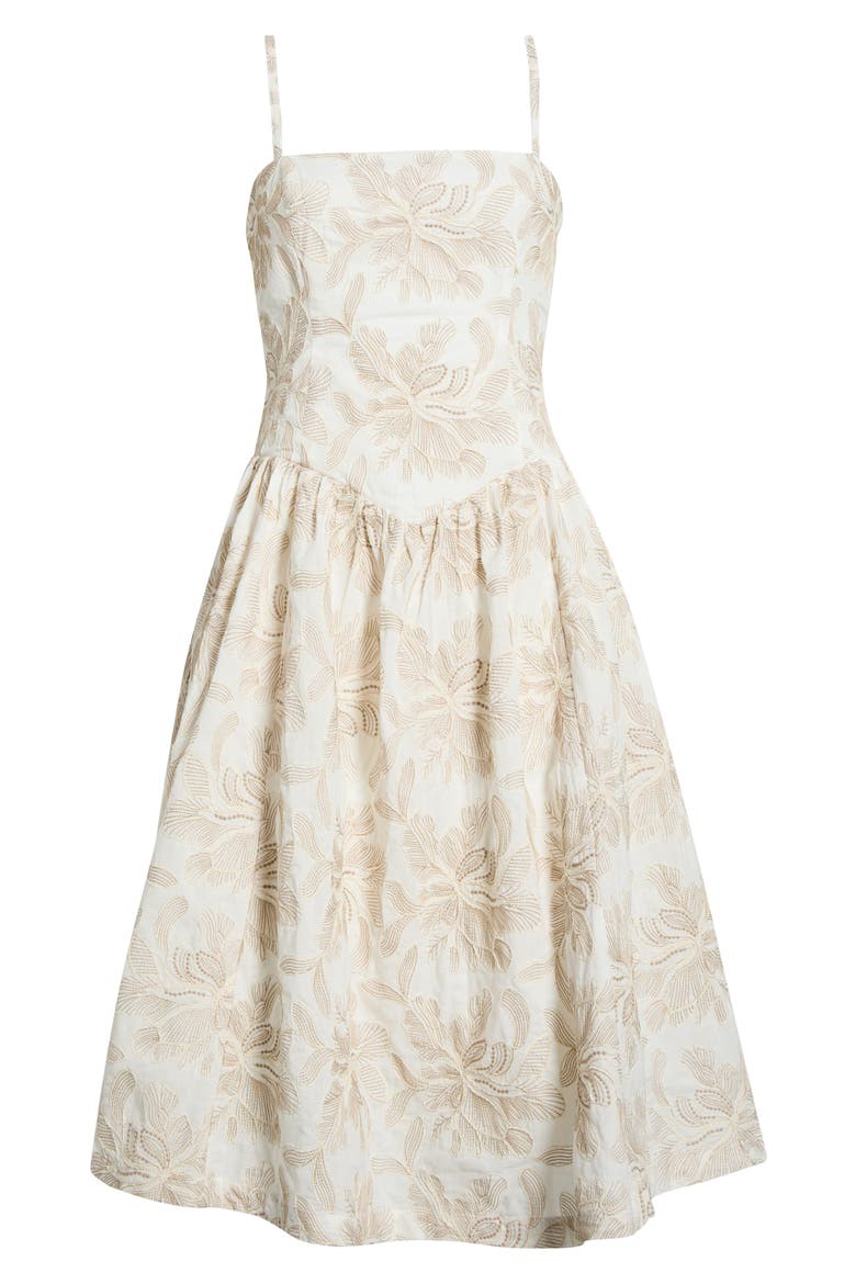 Stassi Fit & Flare Dress, Alternate, color, BERMUDA BAY