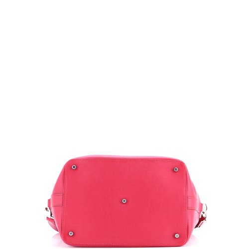 Pre-owned Hermes Hermes Toolbox Bag Swift 26 In Red