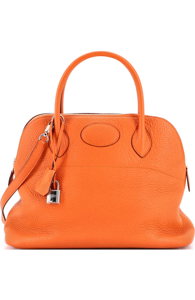 Pre-Owned Hermes Bolide Bag Clemence 31, Main, color, Orange H