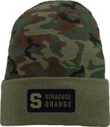 Nike Men's Nike Camo Syracuse Orange Military Pack Cuffed Knit Hat