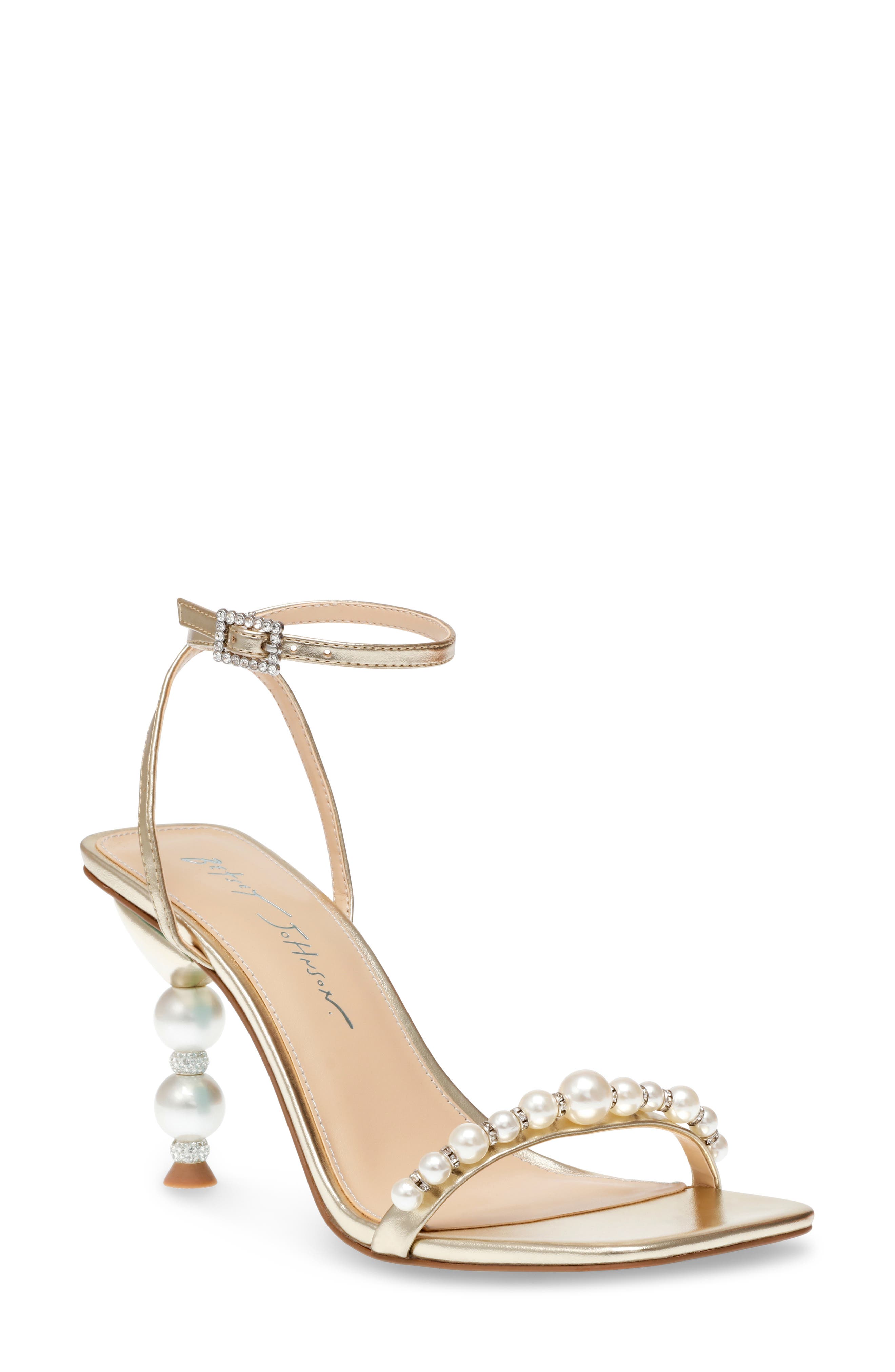 betsey johnson rose gold heels