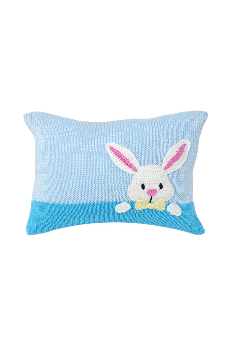 Bunny Peekaboo Mini  Pillow - Blue, Main, color, Blue