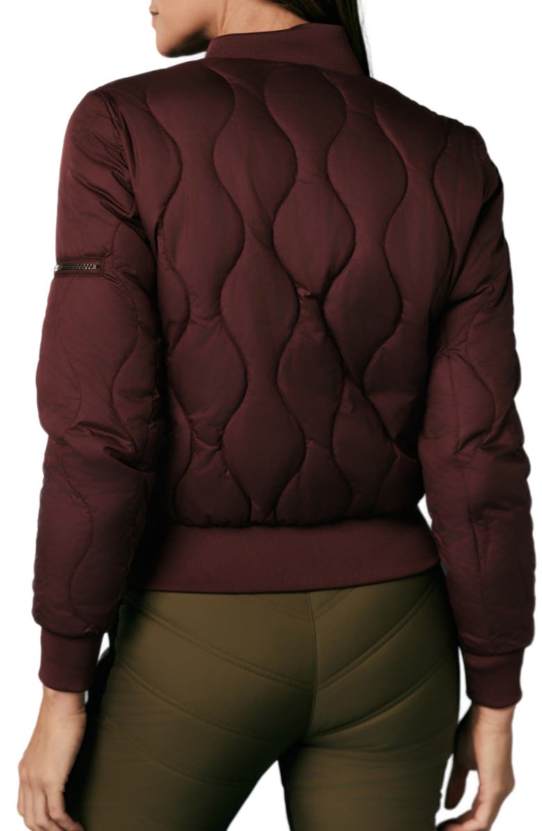 Alp N Rock Metro Water Repellent Quilted Bomber Jacket, Alternate, color, 