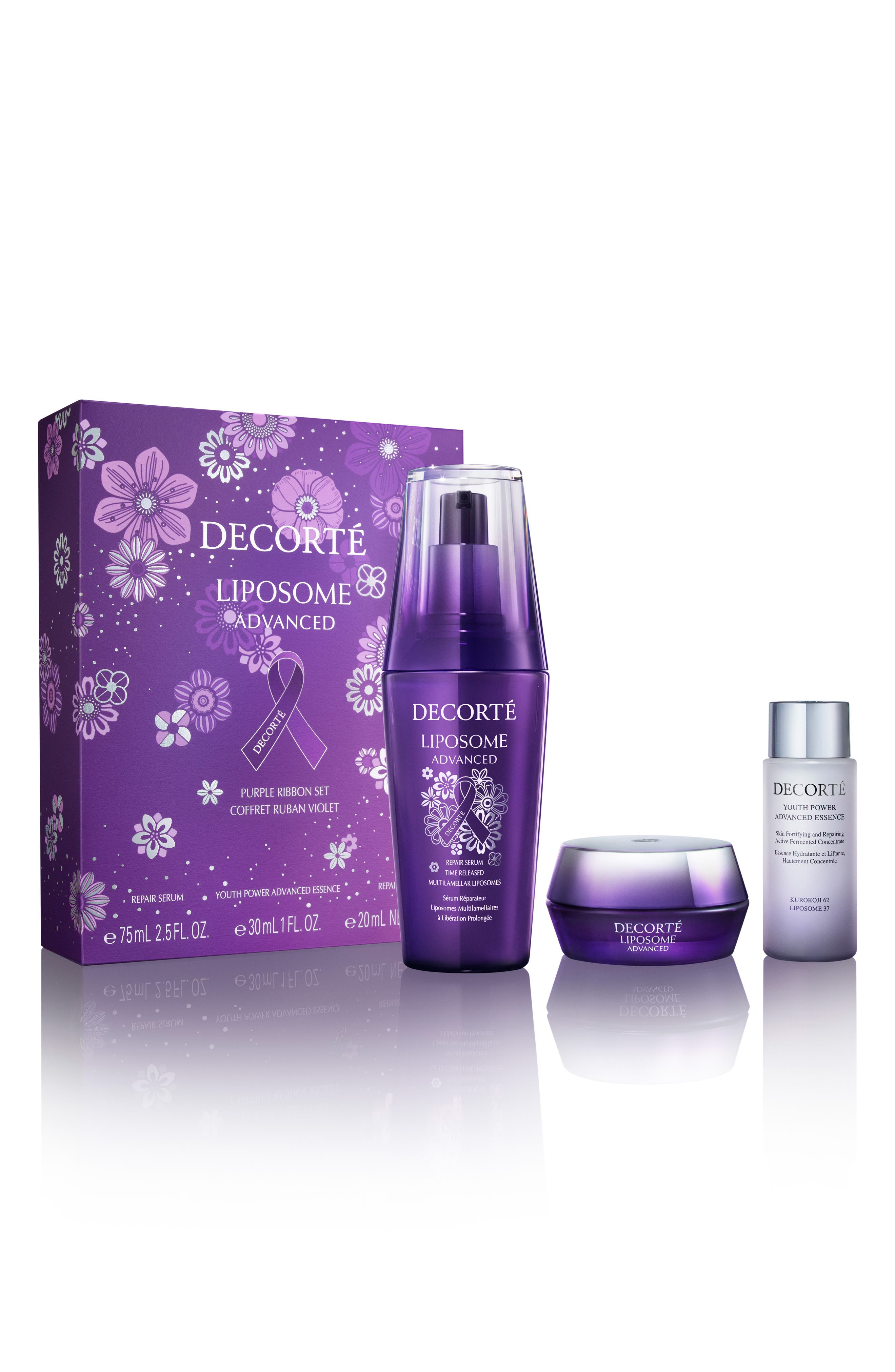 DECORTÉ LIPOSOME PURPLE RIBBON SET Liposome Advanced Repair Serum Purple Ribbon Set $216 Value (Women