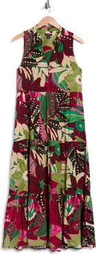 Halogen® Tiered Maxi Dress