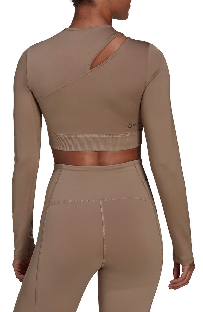 adidas Hyperglam Training Long Sleeve T-Shirt, Alternate, color,