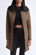 Courrèges High Collar Houndstooth Coat