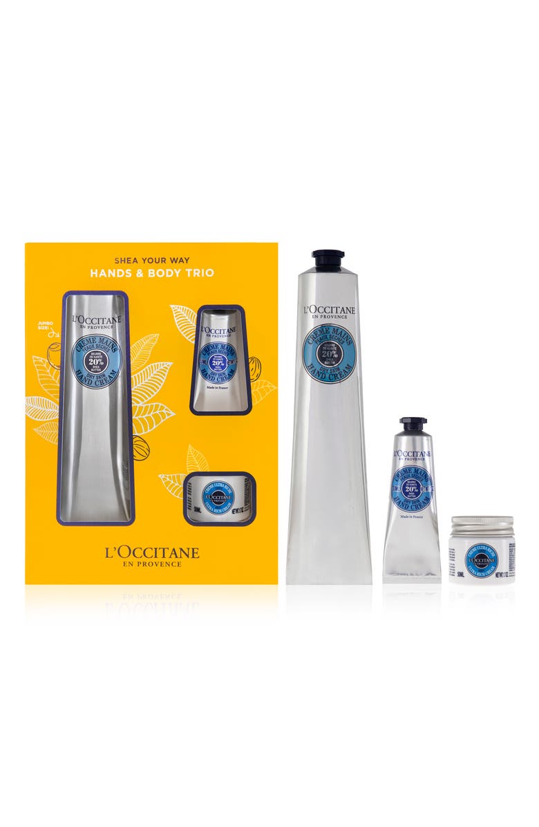 L'Occitane Shea Butter Hand Cream Set-$59 Value, Main, color,