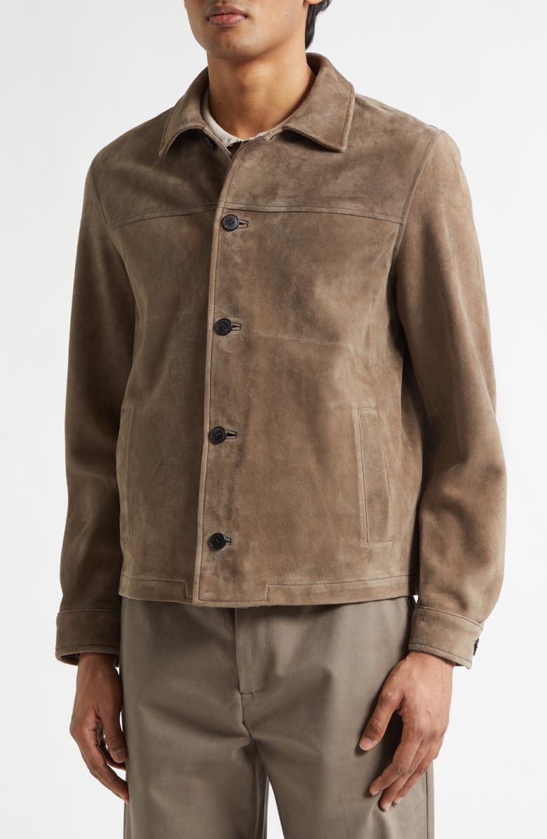 Sunspel Suede Jacket, Alternate, color, Light Tan26