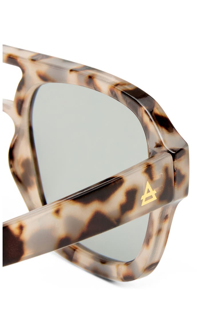 Aquarius 55mm Gradient Aviator Sunglasses, Alternate, color, COOKIE TORT / SMOKE TINT