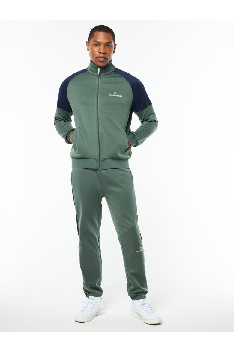 Spacco Track Jacket, Alternate, color, DUCK GREEN