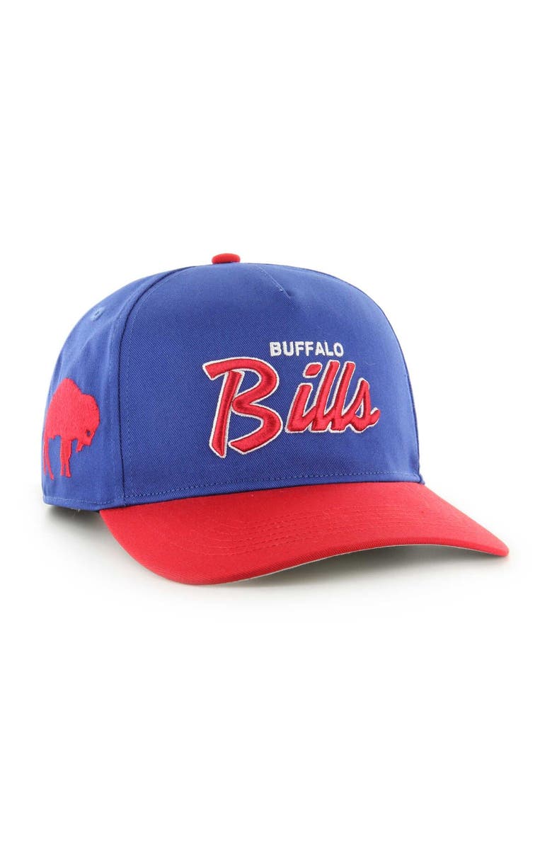 '47 Men's '47 Royal/Red Buffalo Bills Crosstown Two-Tone Hitch Adjustable Hat, Main, color, 