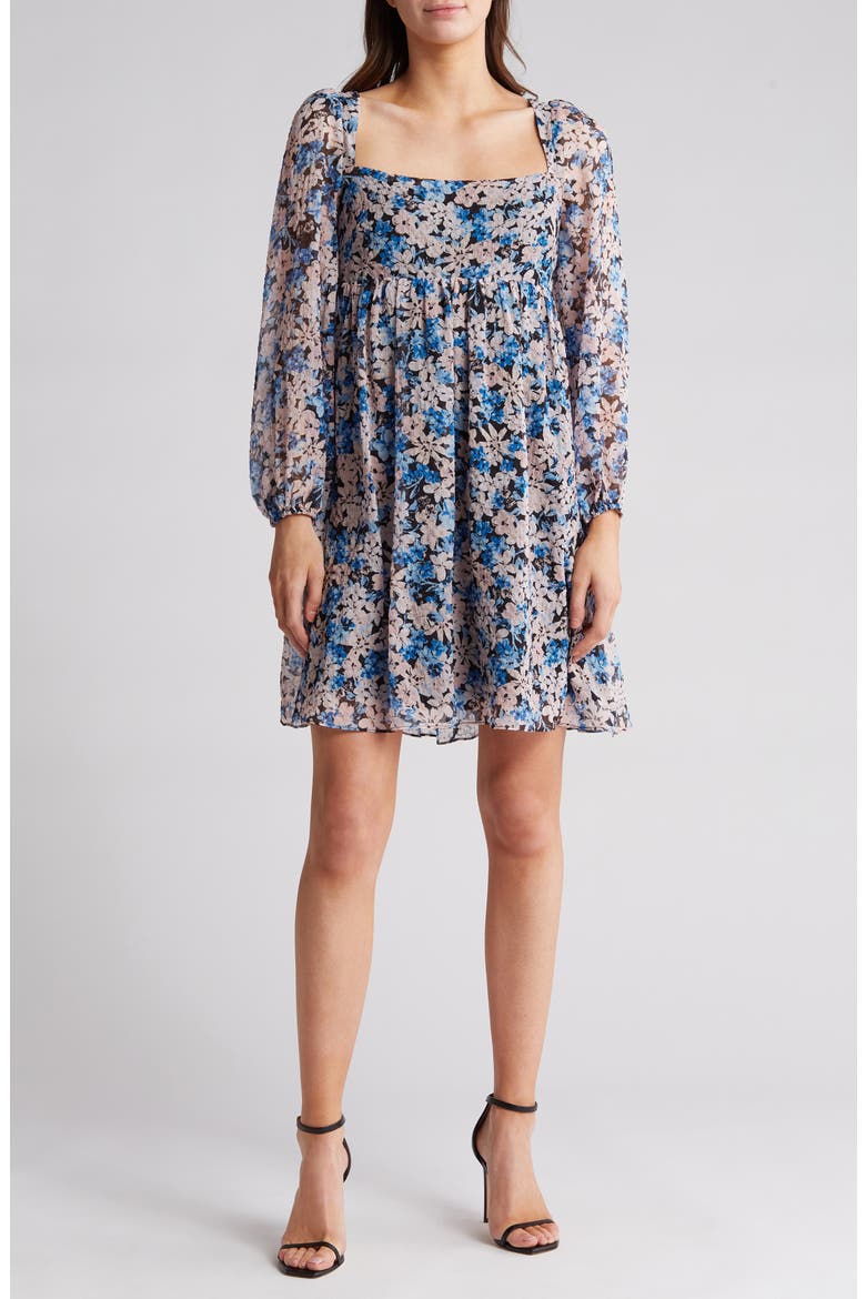 maeve puff sleeve babydoll mini dress Maeve Puff-Sleeve Babydoll Mini Dress