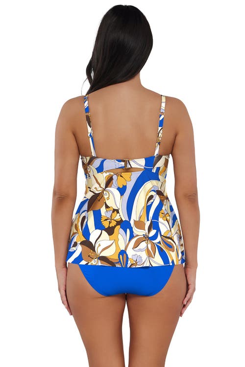 Sunsets Escape Tori Tankini Swimsuit Top In Bali Bungalow
