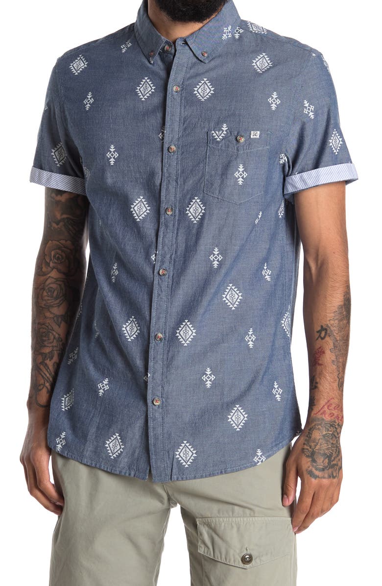 Sovereign Code Ace Geo Print Shirt | Nordstromrack