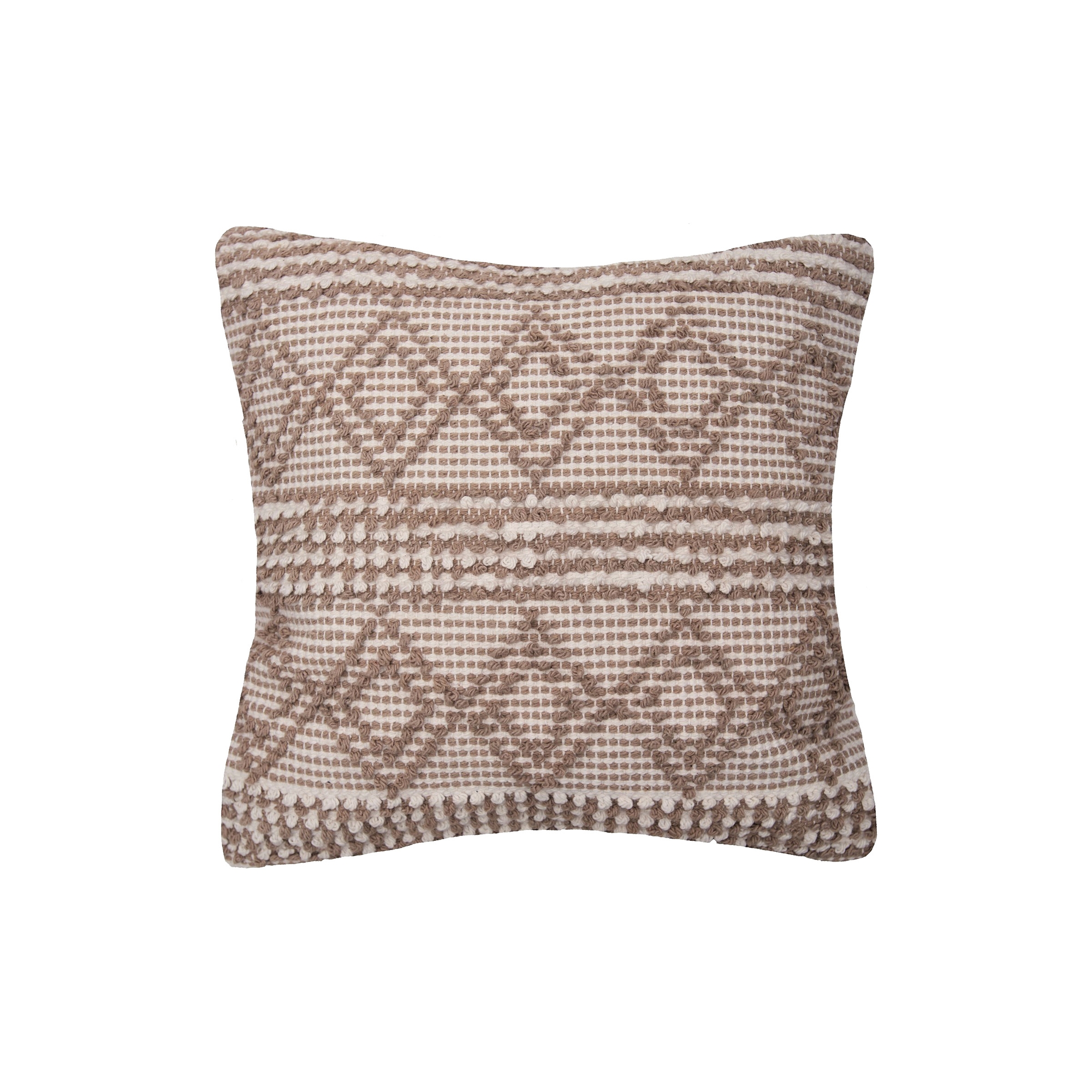 carol & frank Trinity Throw Pillow - Brown, Medium