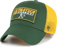 '47 Youth '47 Green/Gold Oakland Athletics Levee MVP Trucker Adjustable Hat