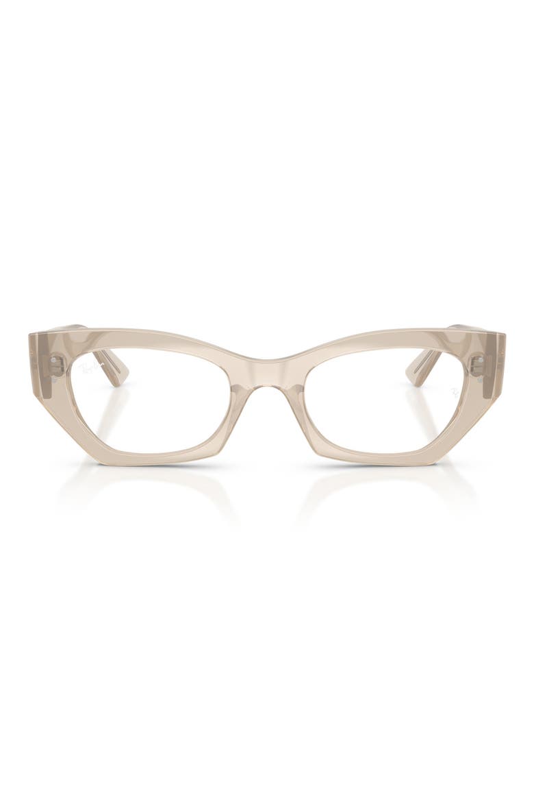 52mm Irregular Optical Glasses, Main, color, WHITE