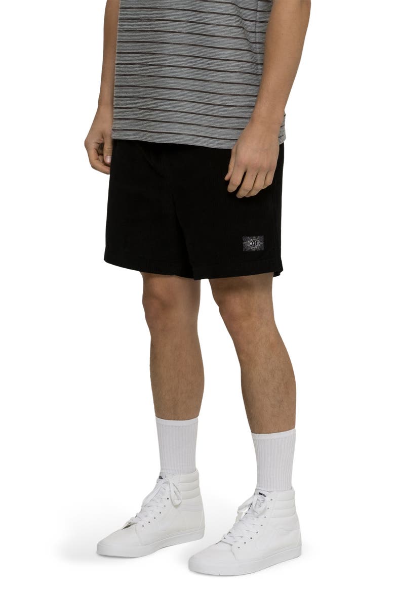 Camp 84 Corduroy Walking Shorts, Alternate, color, BLACK