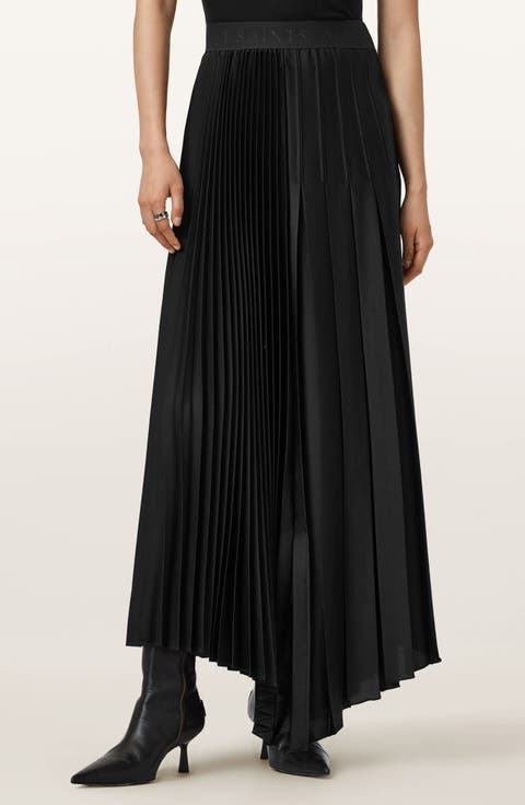 Jax Pleated Maxi Skirt