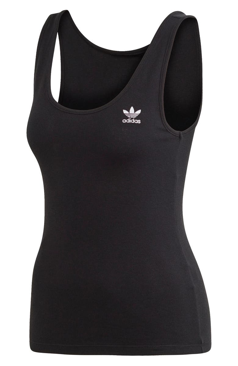 adidas Originals Scoop Neck Tank, Alternate, color, 
