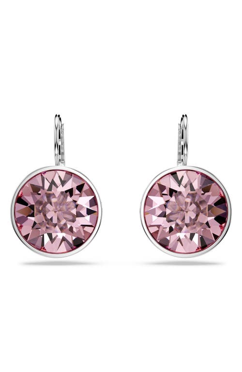 Swarovski Bella Drop Earrings In Pink
