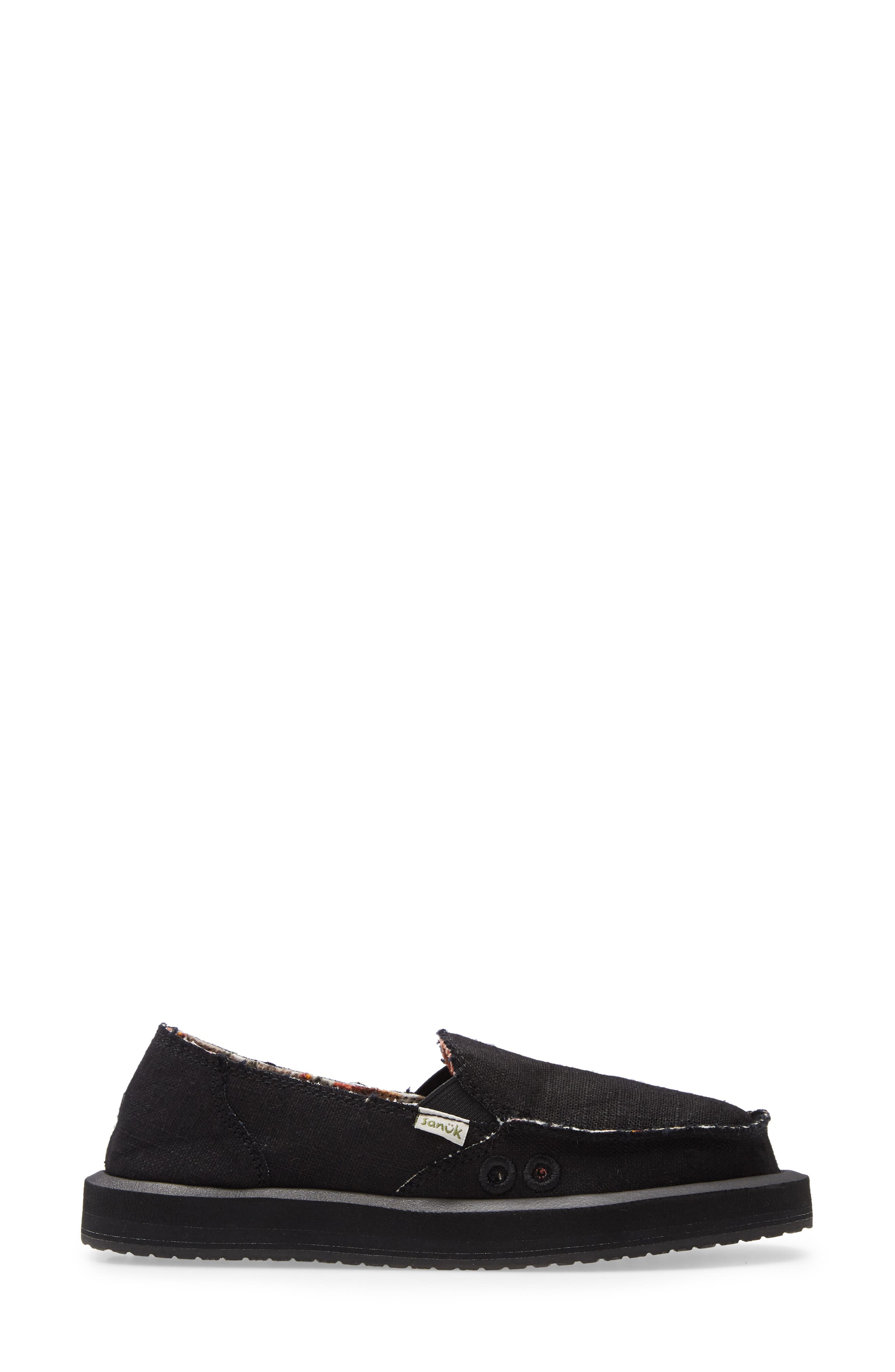 Donna Slip-On Sneaker, Alternate, color, BLACK