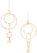 NORDSTROM RACK Circle Drop Earrings