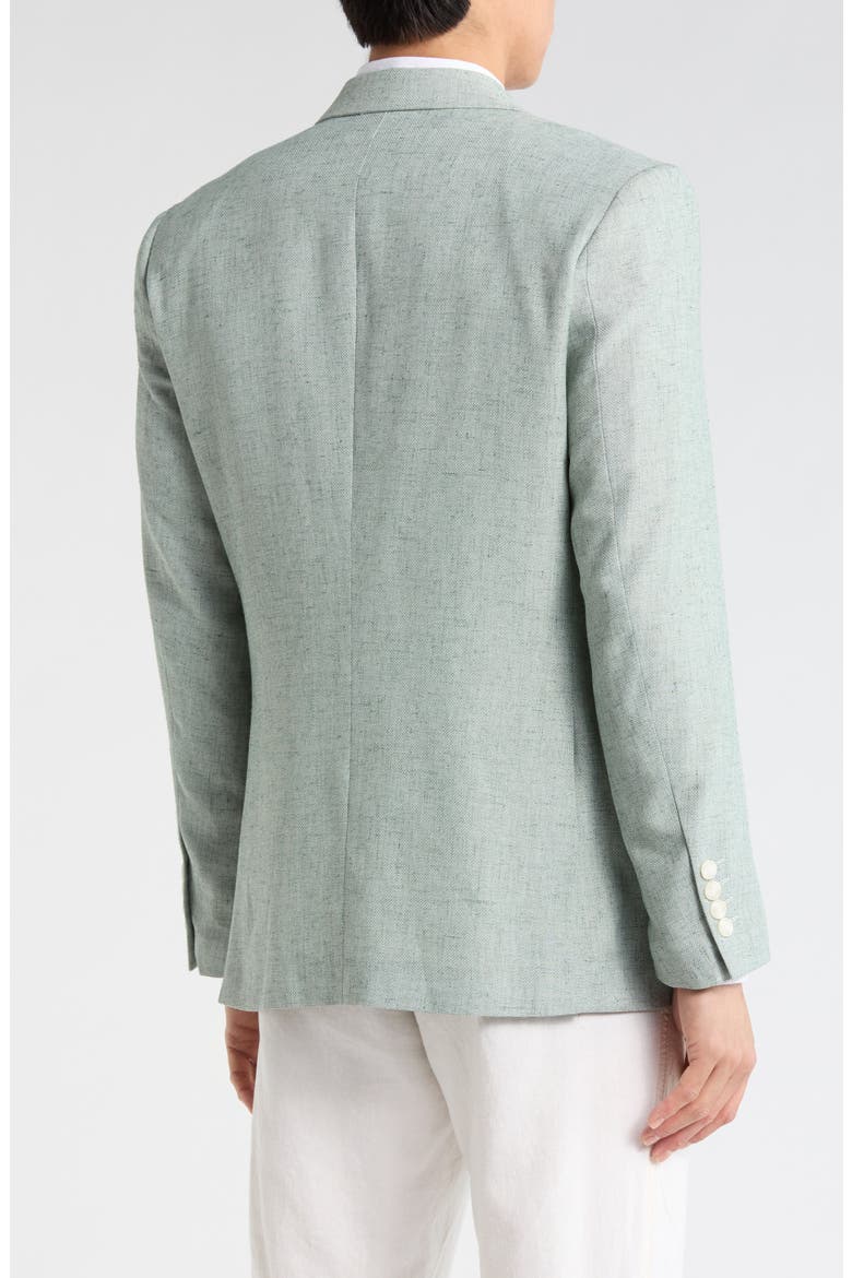 Slim Fit Stretch Linen Sport Coat, Alternate, color, PISTACHIO
