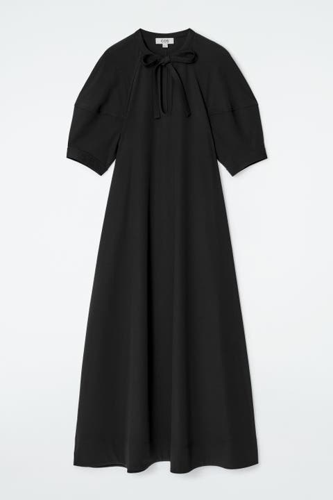 Tie-Detail Maxi Dress