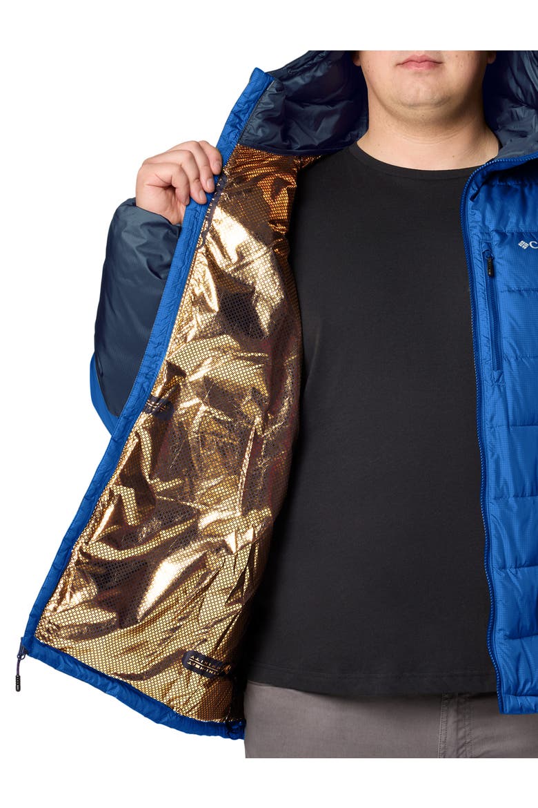 Big & Tall Labyrinth Loop II Hooded Jacket, Alternate, color, MOUNTAIN BLUE