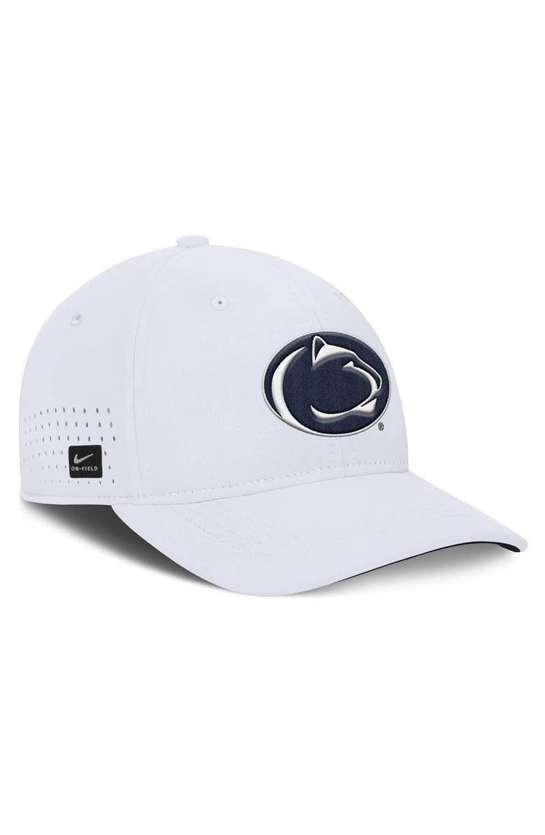 Nike Men's Nike White Penn State Nittany Lions 2025 On-Field Gameday Performance Flex Hat, Alternate, color,